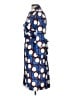 J. McLaughlin Print Blue Casual Dress Size L - photo 5