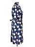 J. McLaughlin Print Blue Casual Dress Size L - photo 4