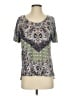 ALKAMY Green Short Sleeve Blouse Size S - photo 1
