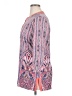 J. McLaughlin Aztec Or Tribal Print Orange Pink 3/4 Sleeve Blouse Size XL - photo 5