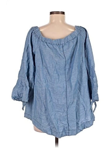Free People 3/4 Sleeve Blouse (view 2)