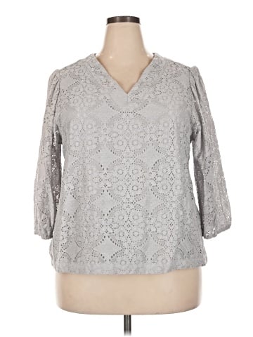 J.Jill 3/4 Sleeve Blouse (view 1)