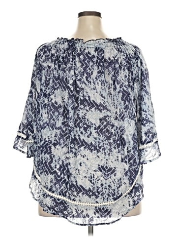 Hannah 3/4 Sleeve Blouse (view 2)