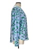Ann Taylor Blue Long Sleeve Blouse Size L - photo 4