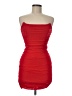 Hello Molly 100% Polyester Solid Red Cocktail Dress Size 6 - photo 1