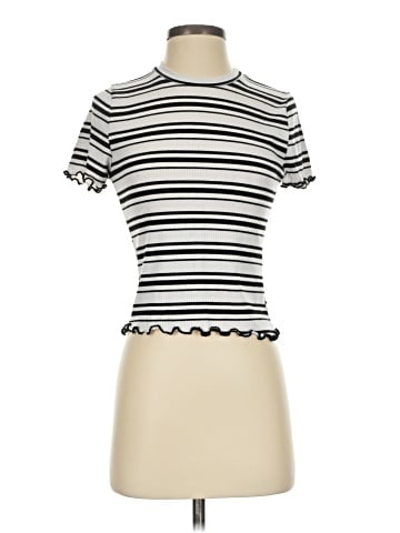 Charlotte Russe Short Sleeve Turtleneck (view 1)