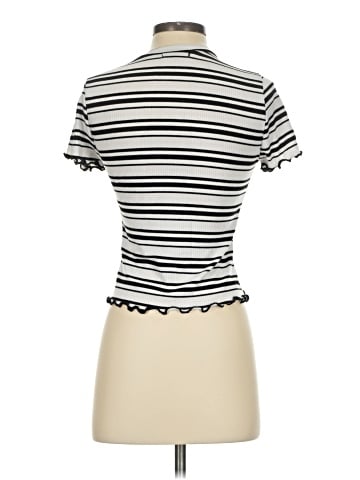 Charlotte Russe Short Sleeve Turtleneck (view 2)