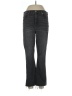 Ann Taylor LOFT Chevron-herringbone Black Jeans Size 10 - photo 1