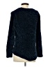 Orvis 100% Polyester Metallic Blue Pullover Sweater Size S - photo 2