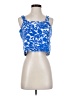 Amour Vert Blue Sleeveless Blouse Size S - photo 1