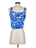 Amour Vert Blue Sleeveless Blouse Size S - photo 2