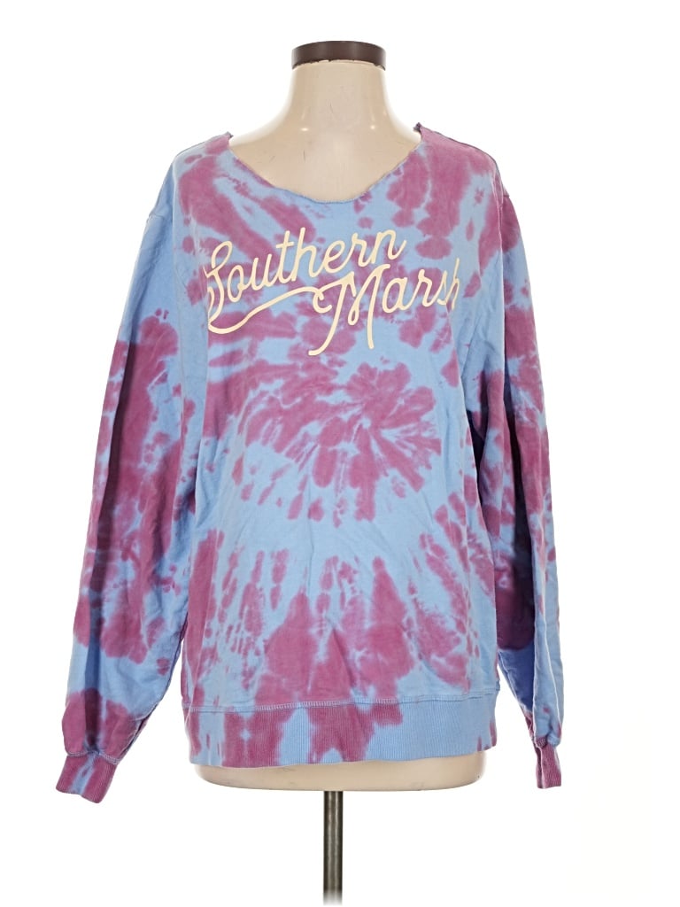 Pre-owned Southern Marsh Pullover Sweater In Blue