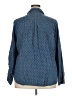 Nine West 100% Cotton Blue Jacket Size 2X - photo 2