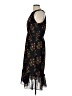 Point Sur 100% Polyester Floral Black Cocktail Dress Size 10 - photo 5