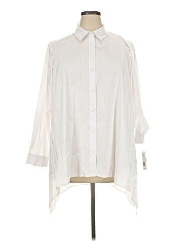 Zac & Rachel 3/4 Sleeve Button-Down Shirt (view 1)