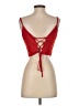 Lulus 100% Polyester Red Sleeveless Top Size S - photo 2