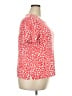 Studio Works 100% Cotton Red Short Sleeve Blouse Size 2X - photo 4