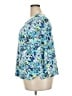 Studio Works 100% Cotton Blue 3/4 Sleeve Top Size 2X - photo 5