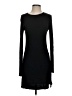 BP. Solid Black Casual Dress Size S - photo 1