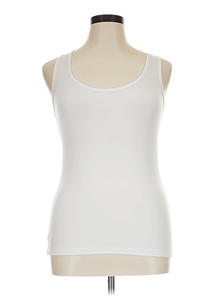 Pre-owned Felina Tank Top Ivory Strapless Neckline Tops