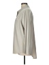 Athleta Solid Gray Long Sleeve Button-Down Shirt Size L - photo 5