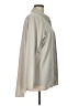 Athleta Solid Gray Long Sleeve Button-Down Shirt Size L - photo 4