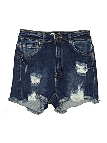 Wax Jean Denim Shorts (view 1)