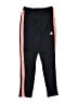 Adidas 100% Polyester Black Track Pants Size 11 - 12 - photo 1