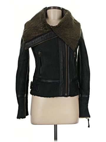 Topshop Boutique Leather Jacket (view 1)
