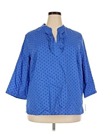 Talbots Outlet 3/4 Sleeve Blouse (view 1)