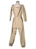 Shoedazzle 100% Cotton Solid Tan Jumpsuit Size S - photo 2