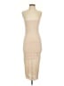 Lush 100% Viscose Tan Cocktail Dress Size S - photo 1