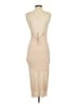 Lush 100% Viscose Tan Cocktail Dress Size S - photo 2