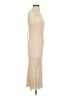 Lush 100% Viscose Tan Cocktail Dress Size S - photo 4