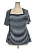 BLOOMCHIC Blue Short Sleeve Top Size 18 - 20 - photo 1