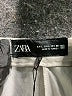 Zara 100% Polyester Silver Casual Pants Size L - photo 7