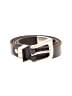 Ecote 100% Leather Brown Leather Belt Size S - photo 1
