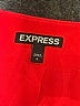 Express Solid Red Formal Skirt Size 6 - photo 4