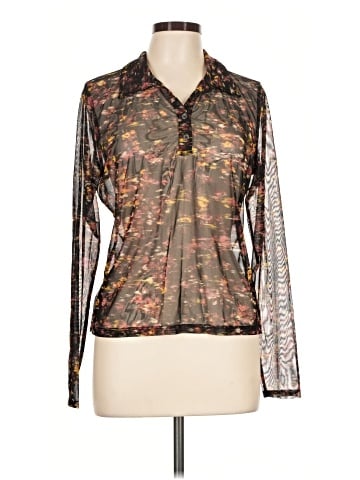 DKNY Jeans Long Sleeve Blouse (view 1)
