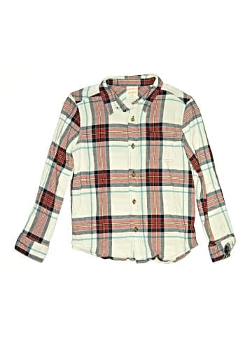 Jumping Beans Long Sleeve Button-Down Shirt (view 1)