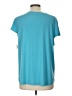 N Touch Teal Short Sleeve Top Size L - photo 2