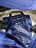 L.L.Bean 100% Nylon Solid Blue Raincoat Size M - photo 6
