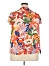 Sugarlips Tropical Orange Short Sleeve Blouse Size XXL - photo 2