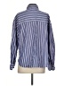Gap 100% Cotton Stripes Blue Long Sleeve Button-Down Shirt Size S - photo 2