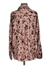 Staccato 100% Polyester Animal Print Pink Long Sleeve Blouse Size M - photo 2
