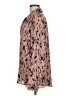 Staccato 100% Polyester Animal Print Pink Long Sleeve Blouse Size M - photo 5