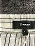 Theory 100% Linen Stripes Ivory Linen Pants Size 6 - photo 7