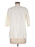 Theory 100% Cotton Ivory 3/4 Sleeve Blouse Size M - photo 2