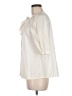 Theory 100% Cotton Ivory 3/4 Sleeve Blouse Size M - photo 5