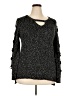 Rock & Republic Tweed Black Pullover Sweater Size XXL - photo 1